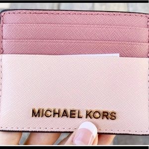 Jet Set travel card holder leather